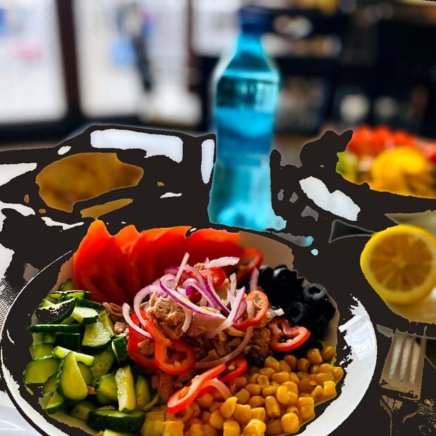 Salată cu ton 370g — Corina Caffe